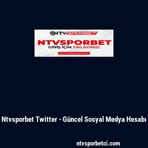 Ntvsporbet Twitter - G&uuml;ncel Sosyal Medya Hesabı